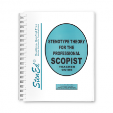 Stenotype Theory for the Professional Scopist - Teacher Edition (Book)